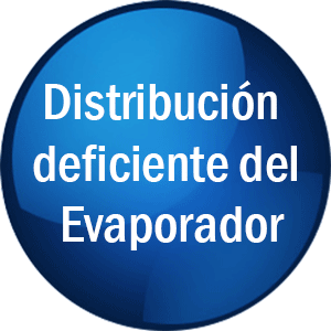 Distribución Deficiente del Evaporador