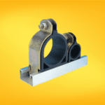 Insulclamp es un soporte eficaz para fijar tuberías aisladas, asegurando una instalación rápida y segura.