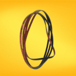 Banda de transmisión resistente, diseñada para garantizar un funcionamiento eficiente en electrodomésticos y maquinaria industrial.