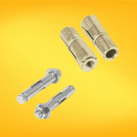 Taquetes expansivos, son elementos de fijación ideales para asegurar estructuras en superficies huecas o blandas.