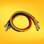 Tuberías flexibles utilizadas para conectar y controlar flujos en sistemas manifold.