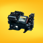 Compresor semi-hermético de alto rendimiento, ideal para aplicaciones de refrigeración industrial, proporcionando mayor fiabilidad y eficiencia energética .