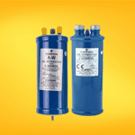 Separadores de aceite eficientes, diseñados para eliminar impurezas y aceite del sistema de refrigeración, asegurando su funcionamiento óptimo