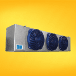 Evaporador de perfil bajo, ideal para espacios reducidos, diseñado para un enfriamiento eficiente y un rendimiento superior en sistemas de refrigeración.