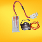 Bimetálicos de alta resistencia, utilizados en sistemas de descongelación y protección térmica de equipos electrónicos y electrodomésticos.