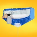 Cubierta de limpieza de aire acondicionado dividida 