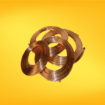 Tubo de cobre flexible para aire acondicionado.