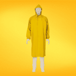 Ropa impermeable resistente, perfecta para protegerte de la lluvia y mantenerte seco durante actividades en ambientes húmedos o lluviosos.