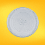 Plato giratorio para microondas, diseñado para distribuir el calor de manera eficiente durante el uso.