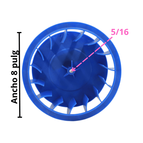 Turbina De Ventana Mirage 20 X 7 Cm - 12100103000086 Turbina De Ventana Mirage 20 X 7 Cm - 12100103000086