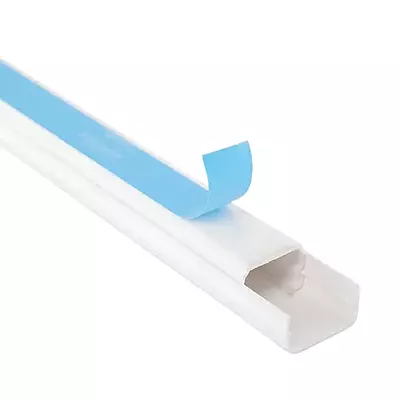 Canaleta con Adhesivo 13X7 pieza, Blanco, 1 Vias, DEXSON - CAN-12123CBL13X7CA