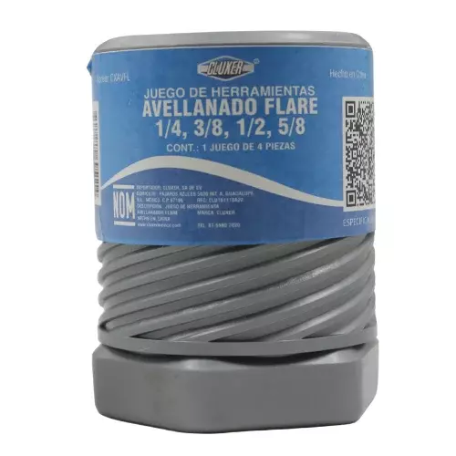 Juego de Herramienta Avellanado Flare 1/4, 3/8, 1/2, 5/8 - CXAVFL