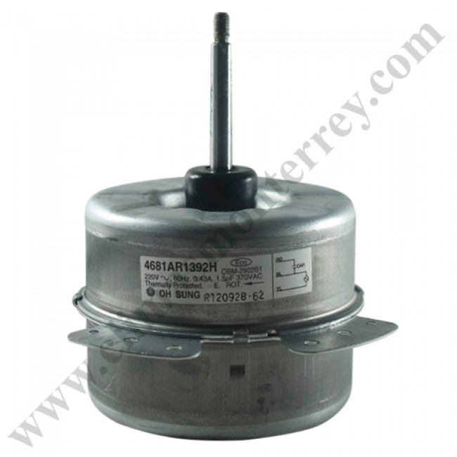 Motor Para Minisplit, Condensador, 220V, 60Hz, 14W, 0.43A, Capacitor 1.5Mf 370Vac - 4681Ar1392H Motor Para Minisplit, Condensador, 220V, 60Hz, 14W, 0.43A, Capacitor 1.5Mf 370Vac - 4681Ar1392H