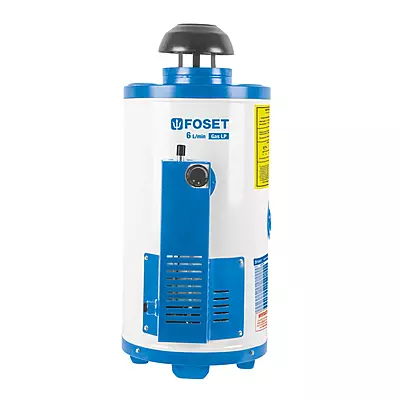 Calentador de Paso, 6L, encendido elect, gas natural, 1 serv - Foset/CALE-6PA-N - 47923