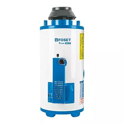 Calentador de Paso, 9L, encendido elect, gas natural, 2 serv - Foset/CALE-9PA-N - 47924