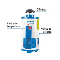 Calentador de Paso, 6L, gas LP, 1 servicio Foset/CALE-6PA - 47921 Calentador de Paso, 6L, gas LP, 1 servicio Foset/CALE-6PA - 47921