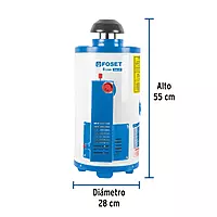 Calentador de Paso, 6L, gas LP, 1 servicio Foset/CALE-6PA - 47921 Calentador de Paso, 6L, gas LP, 1 servicio Foset/CALE-6PA - 47921