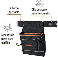 Porta herramientas de poliéster, 7 compartimentos - PONY-7 / 15312 Porta herramientas de poliéster, 7 compartimentos - PONY-7 / 15312