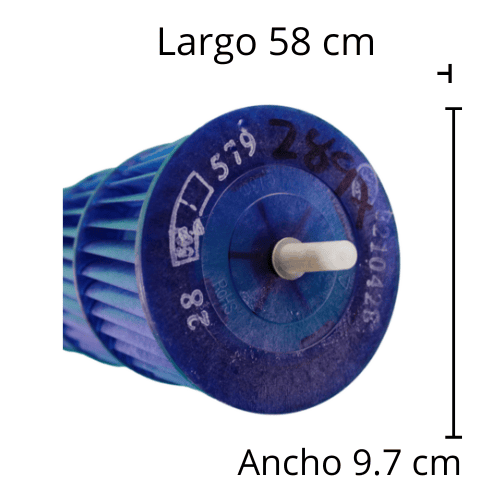 Turbina Evaporador Mirage Largo 58 cm Ancho 9.7 cm Opresor Externo - 810822897 Turbina Evaporador Mirage Largo 58 cm Ancho 9.7 cm Opresor Externo - 810822897