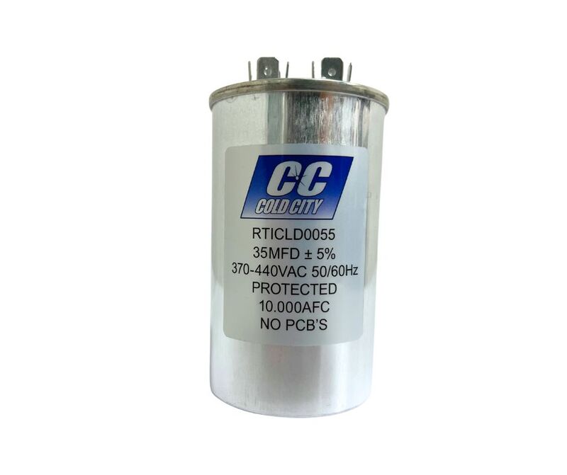 Capacitor Trabajo 35Mfd/370-440V Aluminio Redondo 884435 Capacitor Trabajo 35Mfd/370-440V Aluminio Redondo 884435