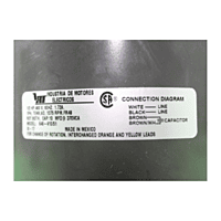 Motor Condensador Cerrado, 1/2HP, 648-410/51, 460V, 60Hz, 1075RPM, 3.3/3.8A, Reversible, Capacitor 10 Mf 370VAC Baleros - 648-410/51 Motor Condensador Cerrado, 1/2HP, 648-410/51, 460V, 60Hz, 1075RPM, 3.3/3.8A, Reversible, Capacitor 10 Mf 370VAC Baleros - 648-410/51