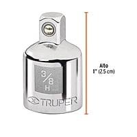 Adaptador para matraca de cuadro 3/8' a cuadro 1/4' - A-5255 / 13423 Adaptador para matraca de cuadro 3/8' a cuadro 1/4' - A-5255 / 13423