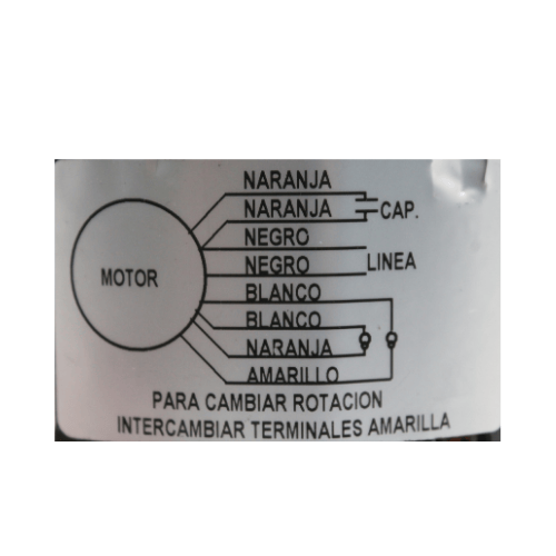 Motor Abierto 1/6 Hp 1600 Rpm 220-1-60 4 Polos Mcmillan - A448-2 Motor Abierto 1/6 Hp 1600 Rpm 220-1-60 4 Polos Mcmillan - A448-2