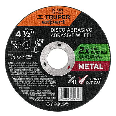 disco-para-corte-de-metal-4-1-2-tipo-41-truper-expert-101454