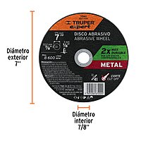 disco-para-corte-de-metal-tipo-41-diámetro-7-abt-496-11561 disco-para-corte-de-metal-tipo-41-diámetro-7-abt-496-11561