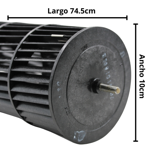 Turbina Evaporador Lg Vm182H6, Largo 74.5Cm, Ancho 10Cm, Opresor Interno - Adp73513403