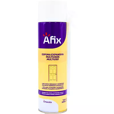Espuma expansiva multiusos, 500ml, Afix - AFIX-500