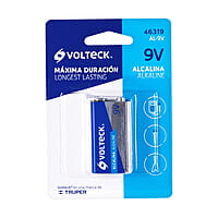 Pila alcalina 9v, blister, Volteck - AL-9V / 46319 Pila alcalina 9v, blister, Volteck - AL-9V / 46319