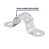 Bolsa con 10 abrazaderas 1/2' tipo omega para tubo, Volteck - AO-1/2 / 46923 Bolsa con 10 abrazaderas 1/2' tipo omega para tubo, Volteck - AO-1/2 / 46923