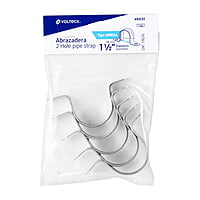 Bolsa con 5 abrazaderas 1-1/2' tipo omega para tubo, Volteck - AO-112 / 46031 Bolsa con 5 abrazaderas 1-1/2' tipo omega para tubo, Volteck - AO-112 / 46031