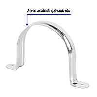 Bolsa con 5 abrazaderas 4' tipo omega para tubo, Volteck - AO-4 / 46929 Bolsa con 5 abrazaderas 4' tipo omega para tubo, Volteck - AO-4 / 46929
