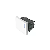 Interruptor sencillo 1.5 módulos,línea Española,color blanco - APSE15-EB / 47046 Interruptor sencillo 1.5 módulos,línea Española,color blanco - APSE15-EB / 47046
