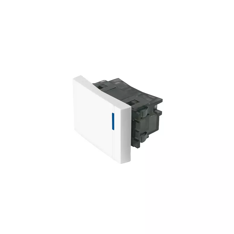Interruptor sencillo 1.5 módulos,línea Española,color blanco - APSE15-EB / 47046 Interruptor sencillo 1.5 módulos,línea Española,color blanco - APSE15-EB / 47046