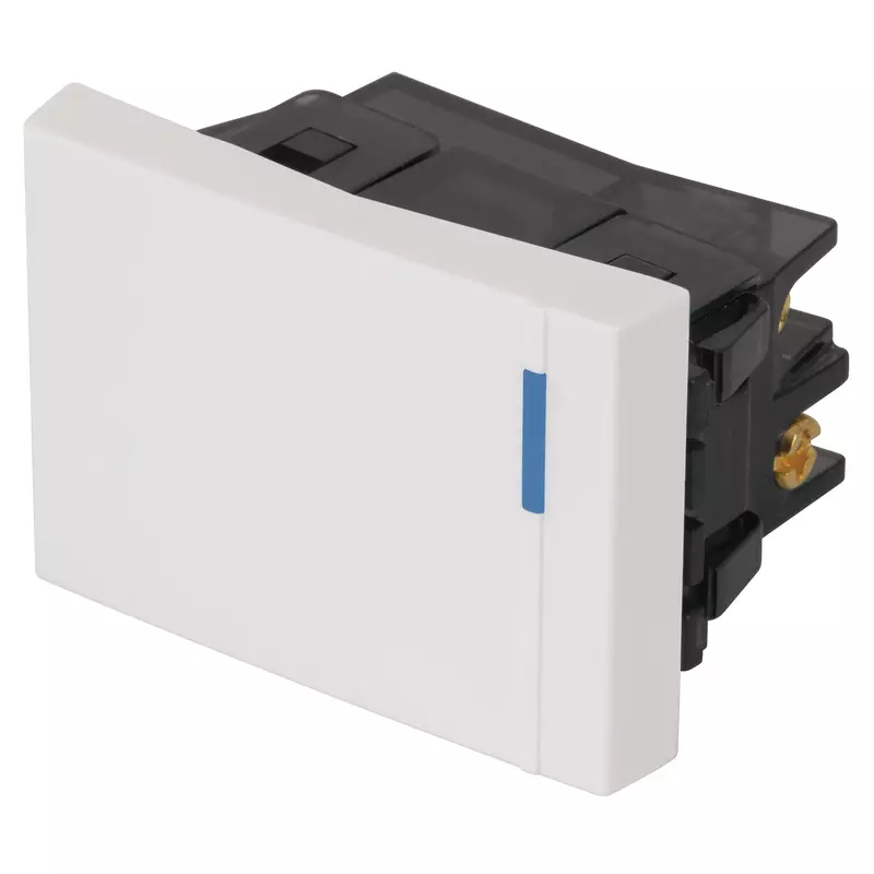 Interruptor de 3 vías, 1.5 módulos, línea Española, blanco - APSE15-EEB / 47049 Interruptor de 3 vías, 1.5 módulos, línea Española, blanco - APSE15-EEB / 47049