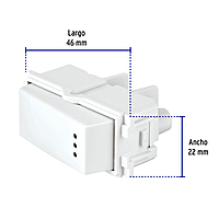 Interruptor de 3 vías con luz piloto, línea Italiana, blanco 48054 - APSEP-EIB Interruptor de 3 vías con luz piloto, línea Italiana, blanco 48054 - APSEP-EIB