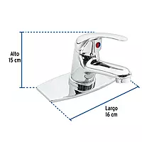 Mezcladora para lavabo, monomando, Aqua - AQM-42 / 49408 Mezcladora para lavabo, monomando, Aqua - AQM-42 / 49408