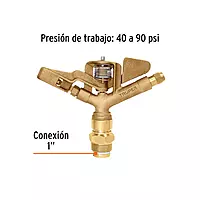 Aspersor agrícola 1', fundido en latón - ASP-1BR / 10317