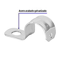 Bolsa con 10 abrazaderas 1/2' tipo uña para tubo, Volteck - AU-1/2 / 46920 Bolsa con 10 abrazaderas 1/2' tipo uña para tubo, Volteck - AU-1/2 / 46920