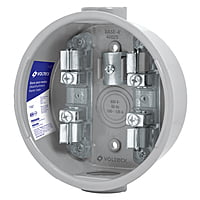 Base para watthorimetro, 4 terminales, Volteck - BASE-4 / 46025 Base para watthorimetro, 4 terminales, Volteck - BASE-4 / 46025