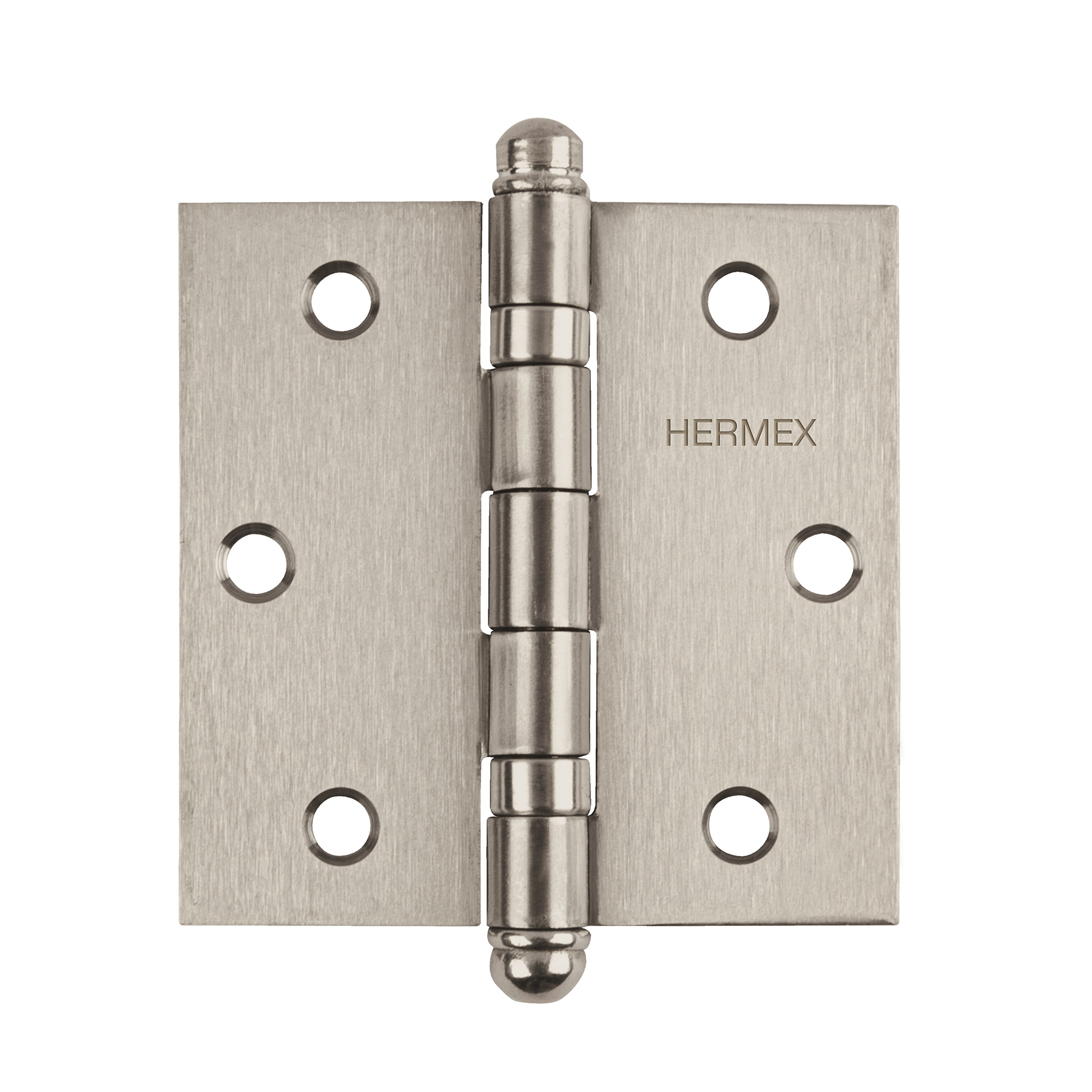 Bisagra cuadrada 3', acero inoxidable, redonda - BC-304R / 43222 Bisagra cuadrada 3', acero inoxidable, redonda - BC-304R / 43222