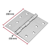 Bisagra cuadrada 4', acero inoxidable, plana - BC-404P / 43229 Bisagra cuadrada 4', acero inoxidable, plana - BC-404P / 43229