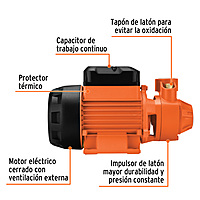 bomba-eléctrica-periférica-para-agua-1-hp-truper-expert-boap-1-10070 bomba-eléctrica-periférica-para-agua-1-hp-truper-expert-boap-1-10070