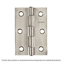 Bisagra rectangular 2-1/2', acero inoxidable - BR-254 / 43202 Bisagra rectangular 2-1/2', acero inoxidable - BR-254 / 43202