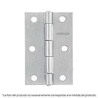 Bisagra rectangular 3-1/2', acero pulido - BR-350 / 43190 Bisagra rectangular 3-1/2', acero pulido - BR-350 / 43190