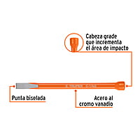 cincel-de-corte-frio-1-4-x-5-truper-c-1-4x5-12100 cincel-de-corte-frio-1-4-x-5-truper-c-1-4x5-12100