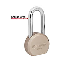 Candado redondo, 65mm, gancho largo, llave de puntos,blister - CA-65LQ / 43337 Candado redondo, 65mm, gancho largo, llave de puntos,blister - CA-65LQ / 43337